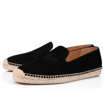 Alpargatas Esparadra Christian Louboutin Hombre - Negros - 1210449BK01